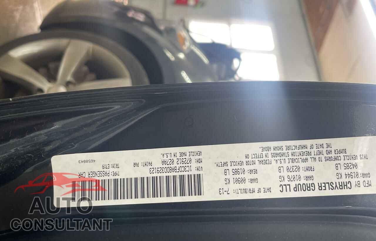 DODGE DART 2013 - 1C3CDFBA8DD329123