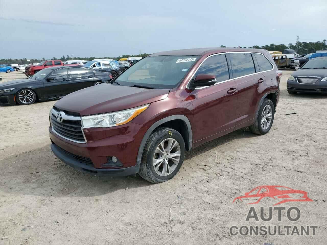 TOYOTA HIGHLANDER 2015 - 5TDZKRFH1FS061771