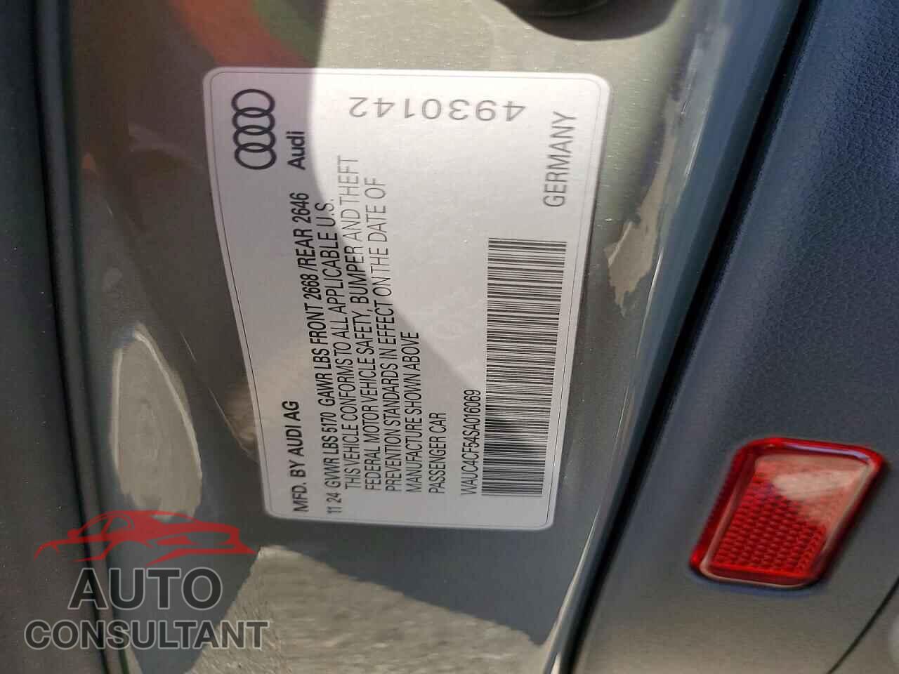 AUDI S5/RS5 2025 - WAUC4CF54SA016069