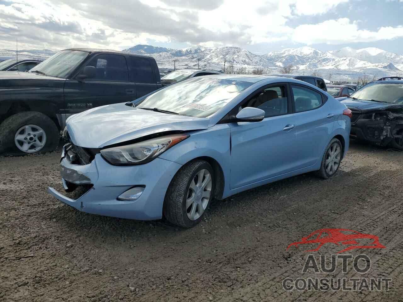 HYUNDAI ELANTRA 2013 - KMHDH4AE6DU734888