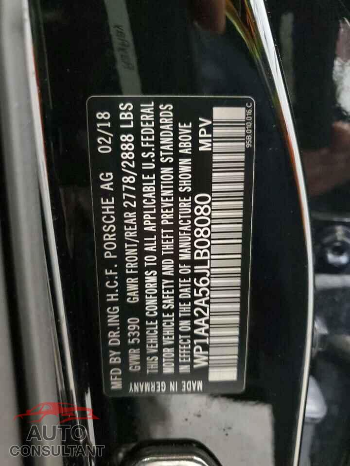 PORSCHE MACAN 2018 - WP1AA2A56JLB08080