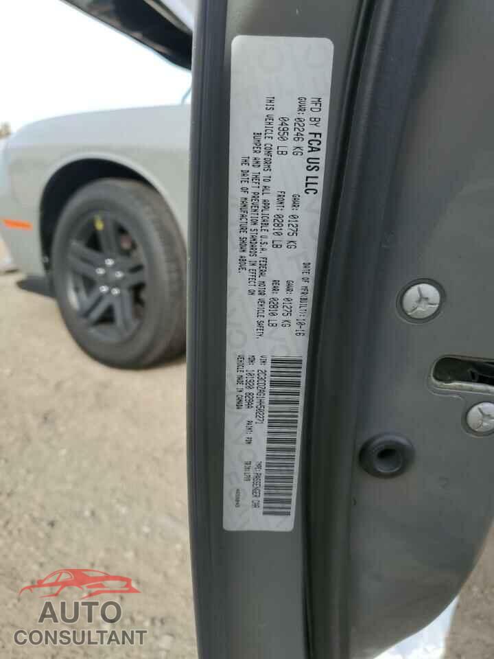 DODGE CHALLENGER 2017 - 2C3CDZAG1HH502271