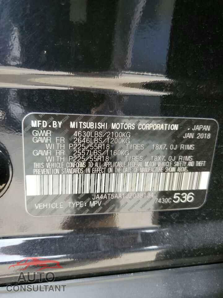 MITSUBISHI ECLIPSE 2018 - JA4AT5AA1JZ038134