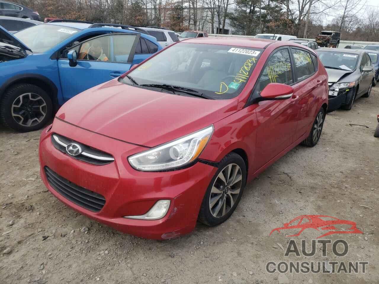 HYUNDAI ACCENT 2015 - KMHCU5AE2FU233108