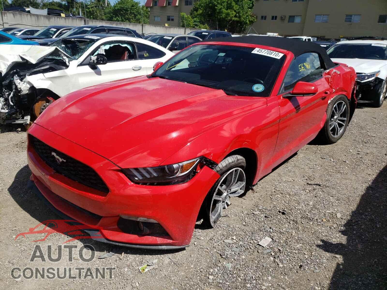 FORD MUSTANG 2017 - 1FATP8UH3H5287409
