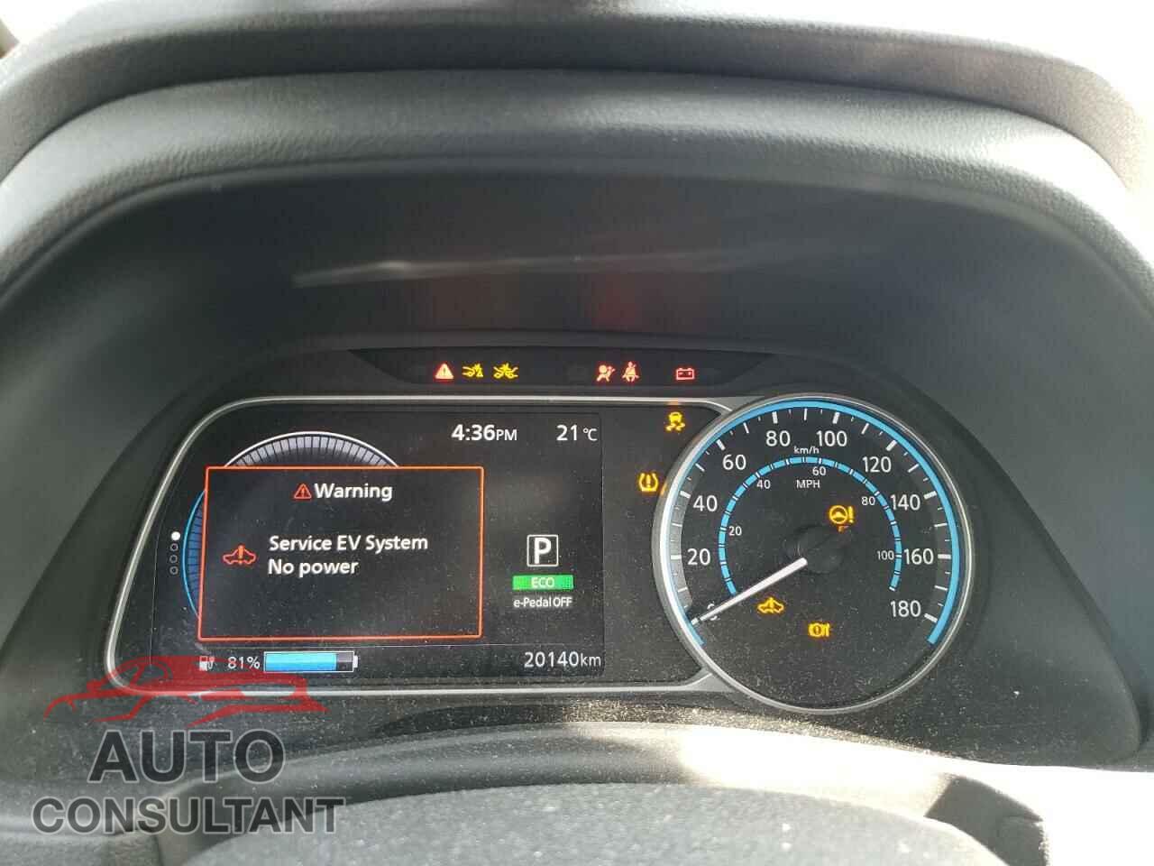 NISSAN LEAF 2021 - 1N4AZ1CV0MC552504