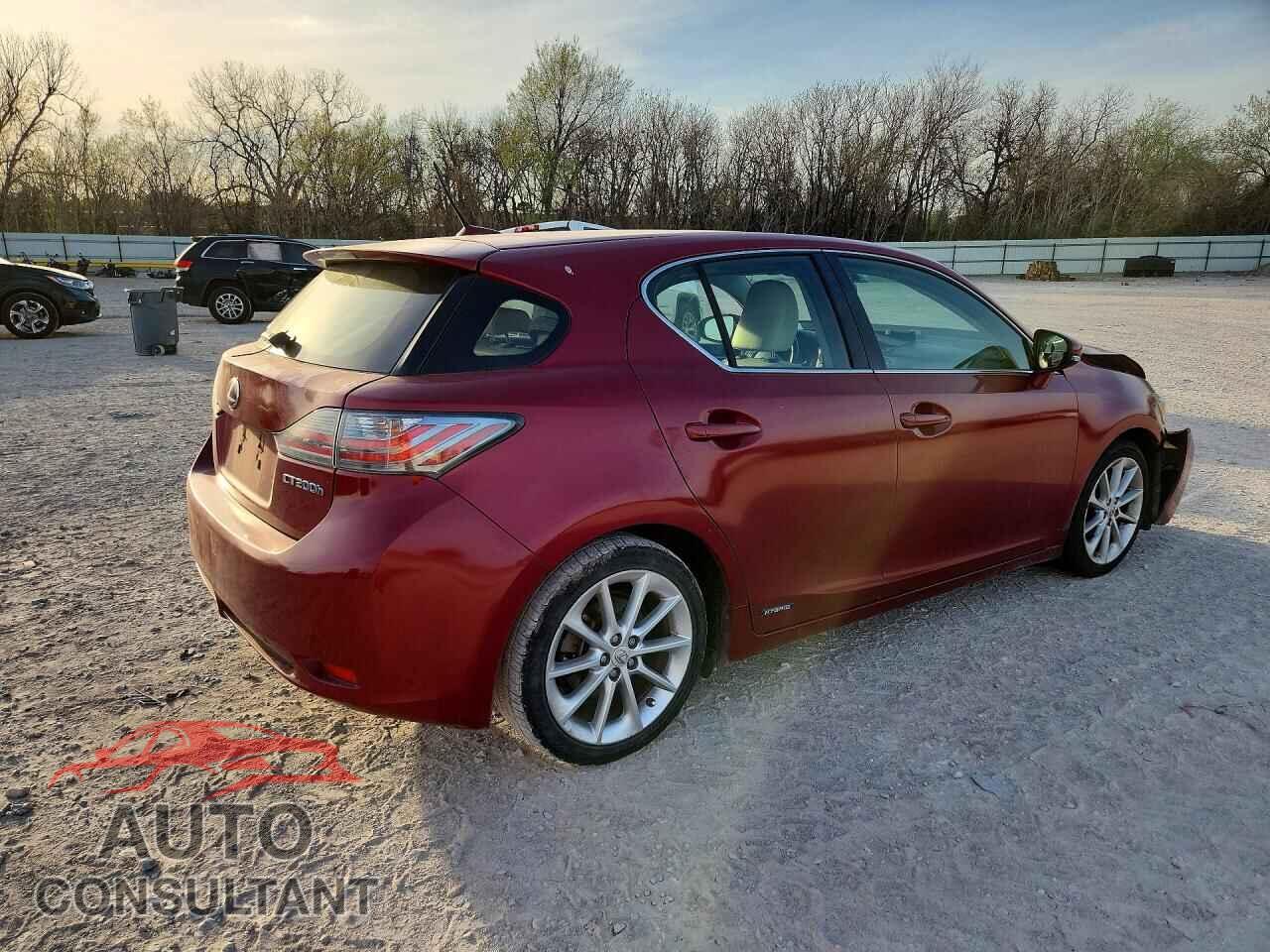 LEXUS CT 200 2012 - JTHKD5BH2C2116238