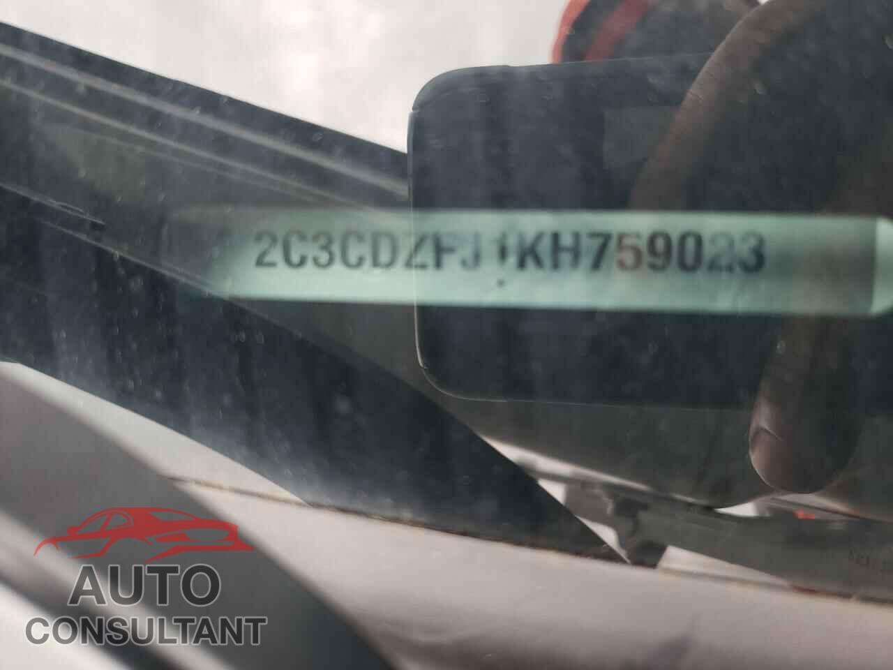 DODGE CHALLENGER 2019 - 2C3CDZFJ1KH759023