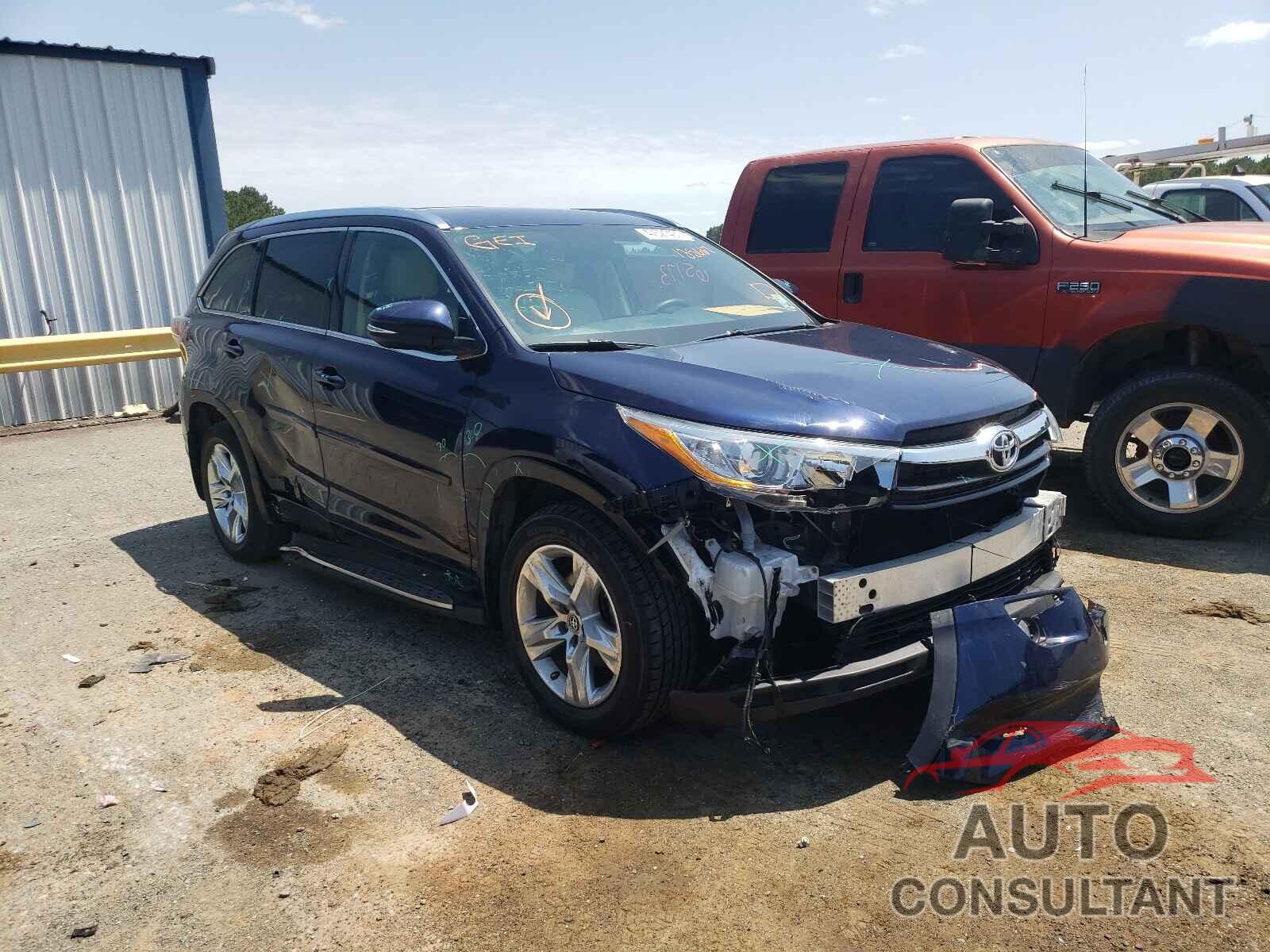 TOYOTA HIGHLANDER 2016 - 5TDYKRFH8GS135667