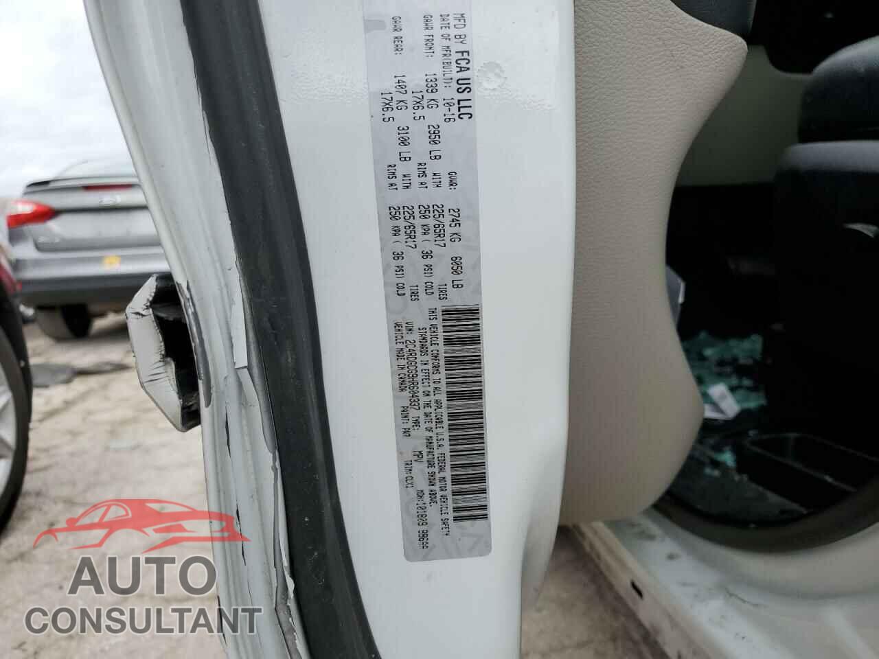 DODGE CARAVAN 2017 - 2C4RDGCG9HR604337