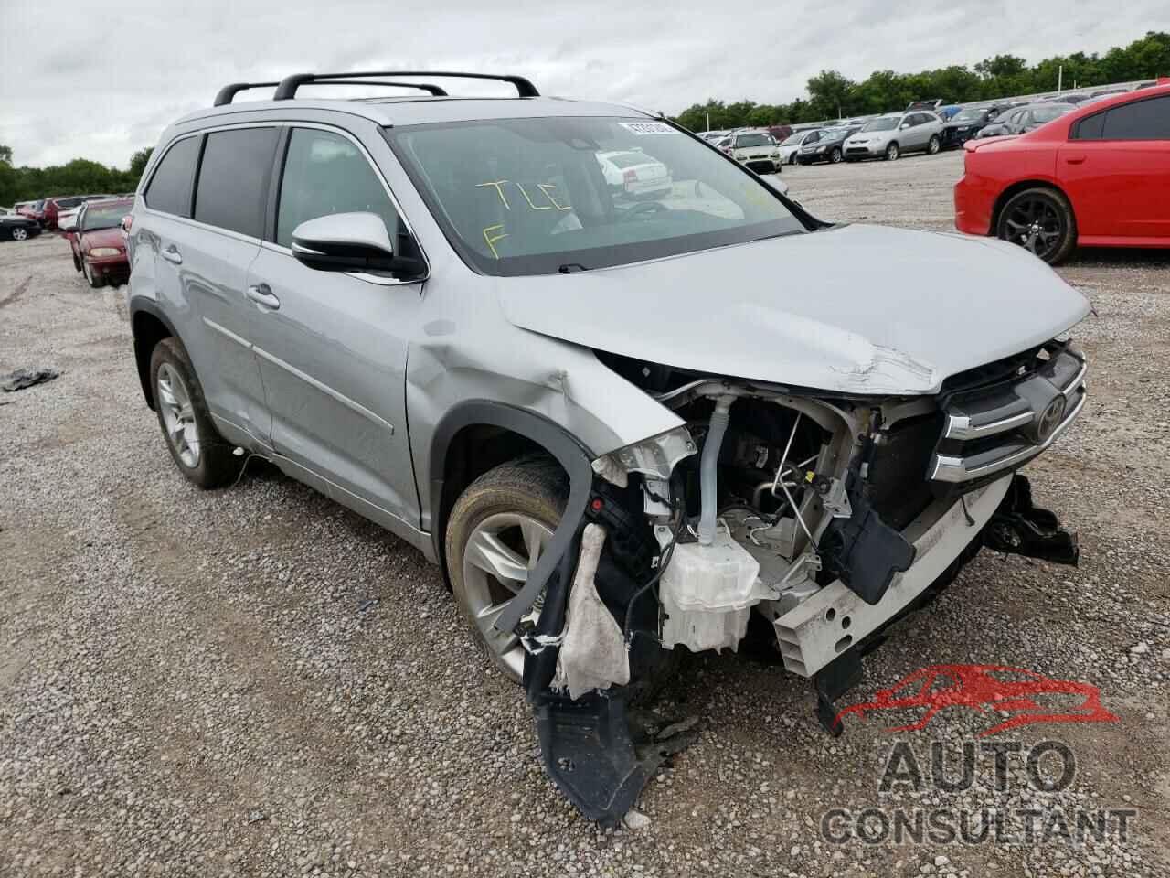 TOYOTA HIGHLANDER 2017 - 5TDDZRFHXHS387433