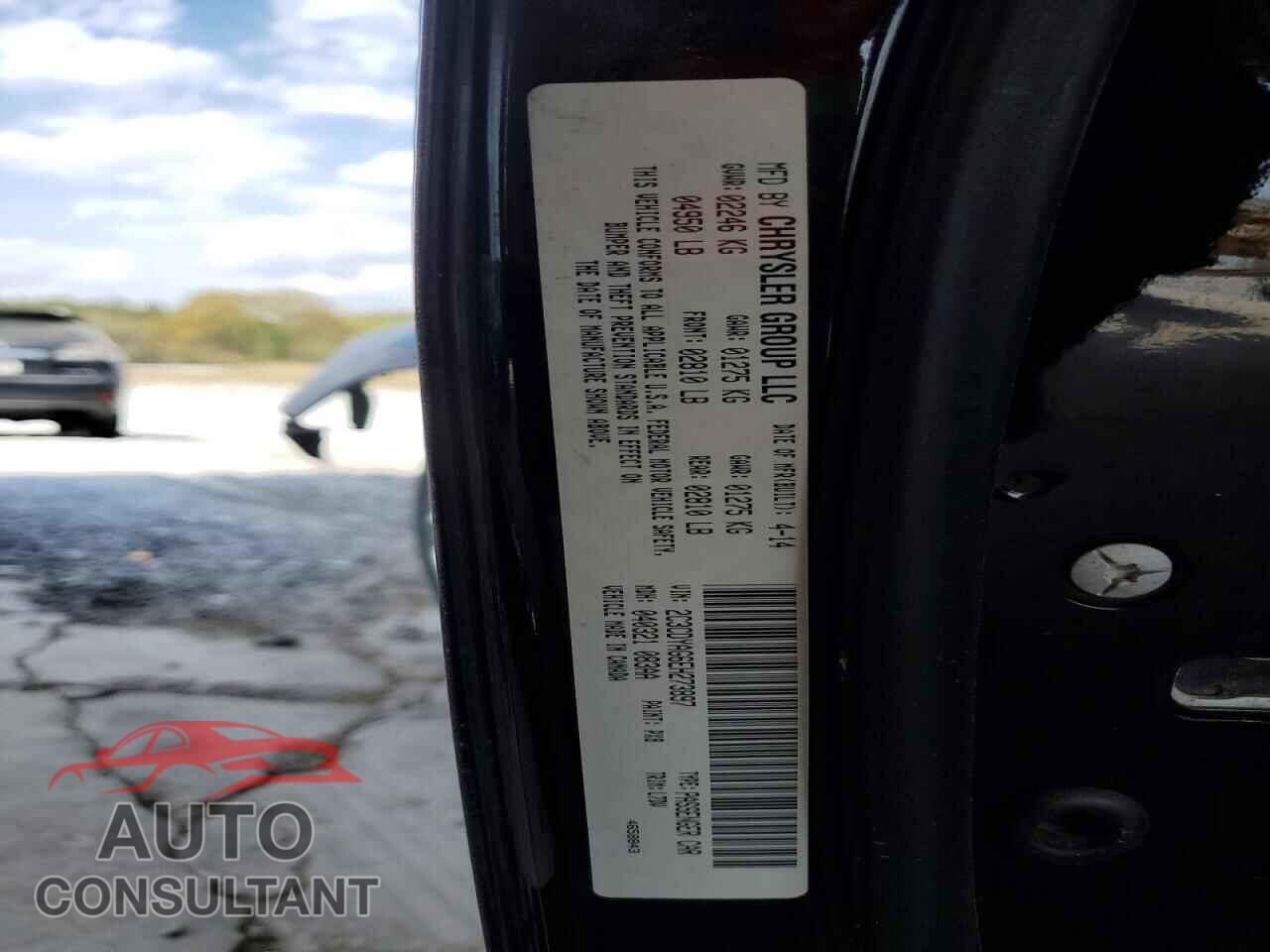 DODGE CHALLENGER 2014 - 2C3CDYAG6EH273897