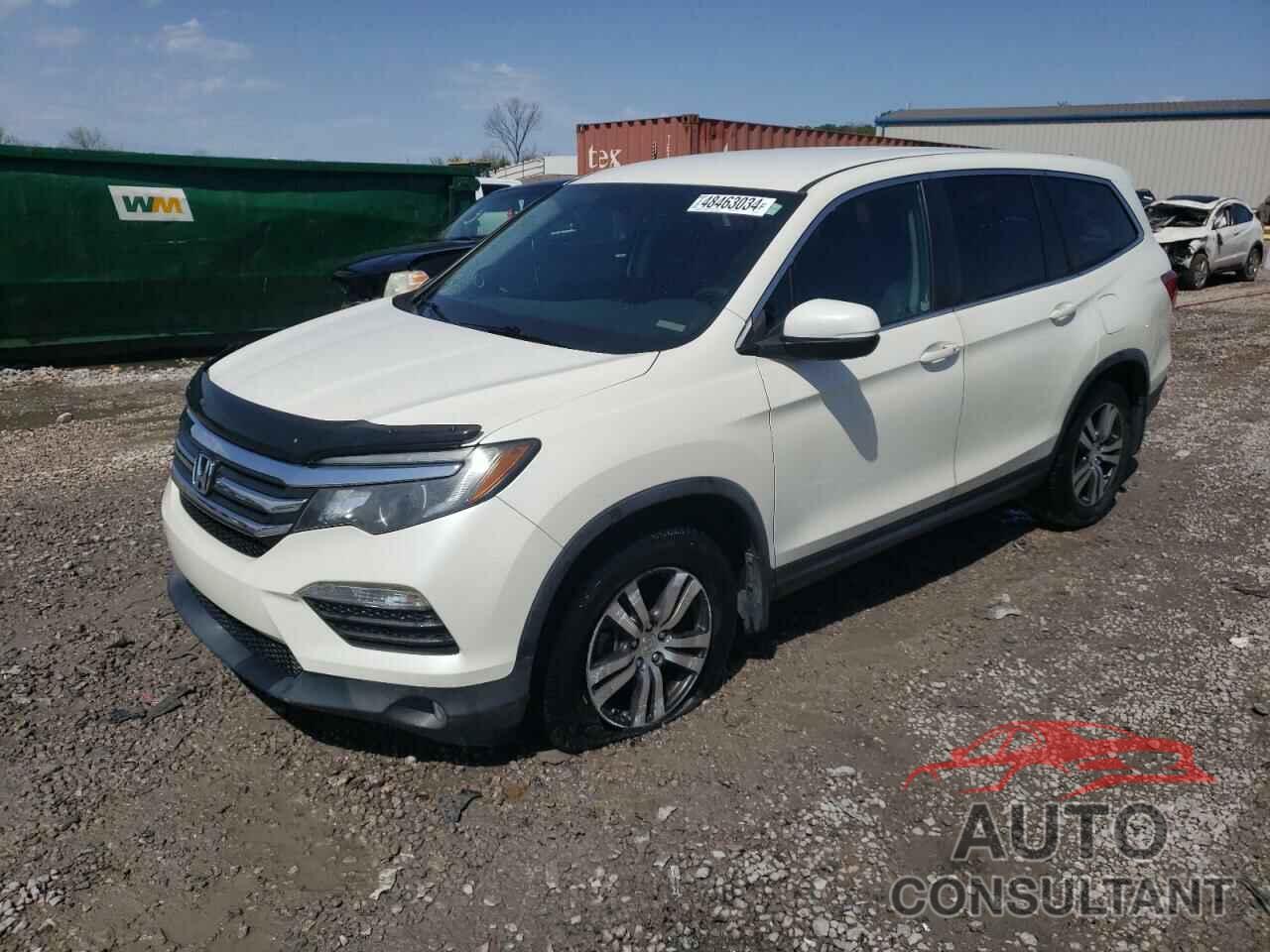 HONDA PILOT 2017 - 5FNYF5H31HB019716