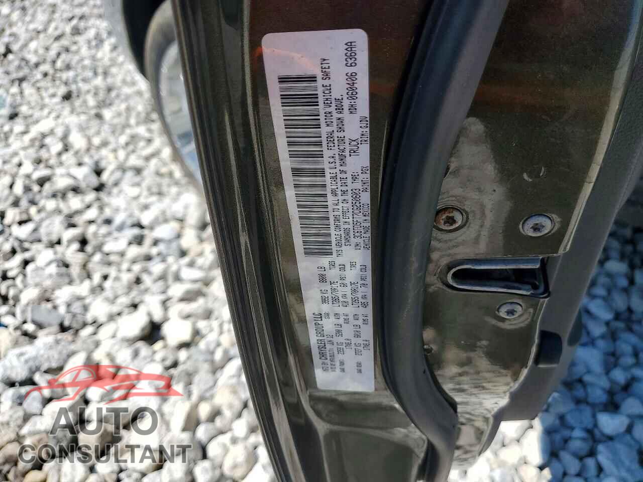 DODGE RAM 2500 2012 - 3C6TD5FT7CG250603