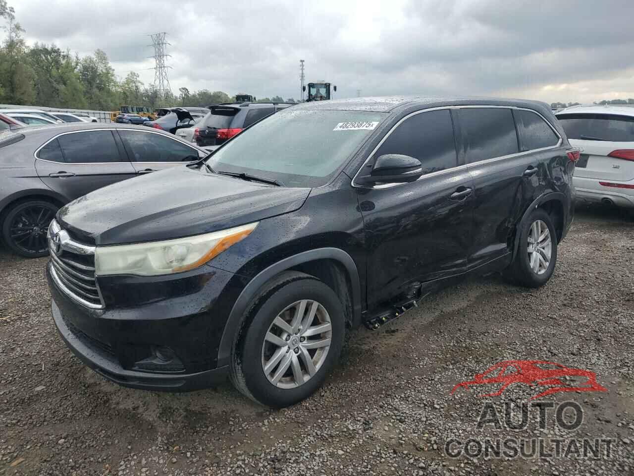 TOYOTA HIGHLANDER 2015 - 5TDZKRFH2FS109696
