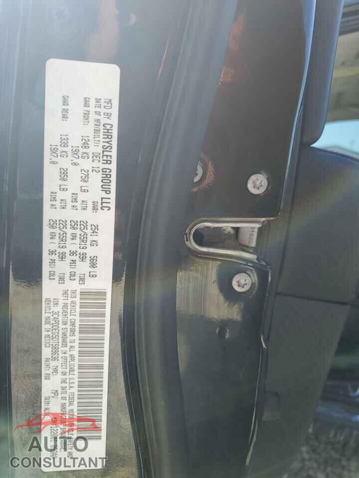 DODGE JOURNEY 2013 - 3C4PDDEG5DT589636