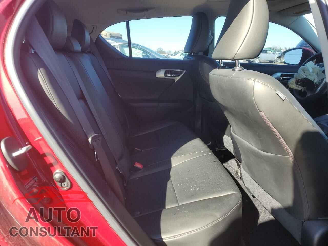 LEXUS CT 200 2012 - JTHKD5BH2C2112058