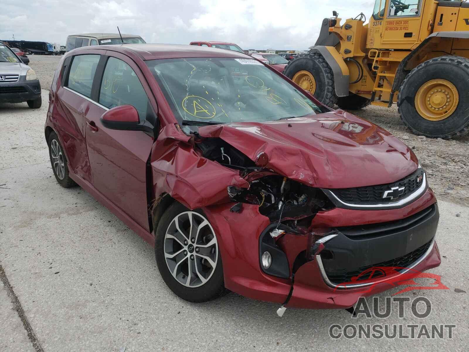 CHEVROLET SONIC 2018 - 1G1JD6SH4J4140490