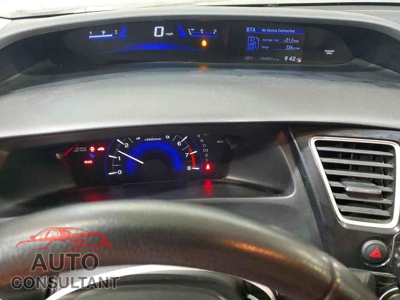 HONDA CIVIC 2013 - 19XFB2F96DE036780