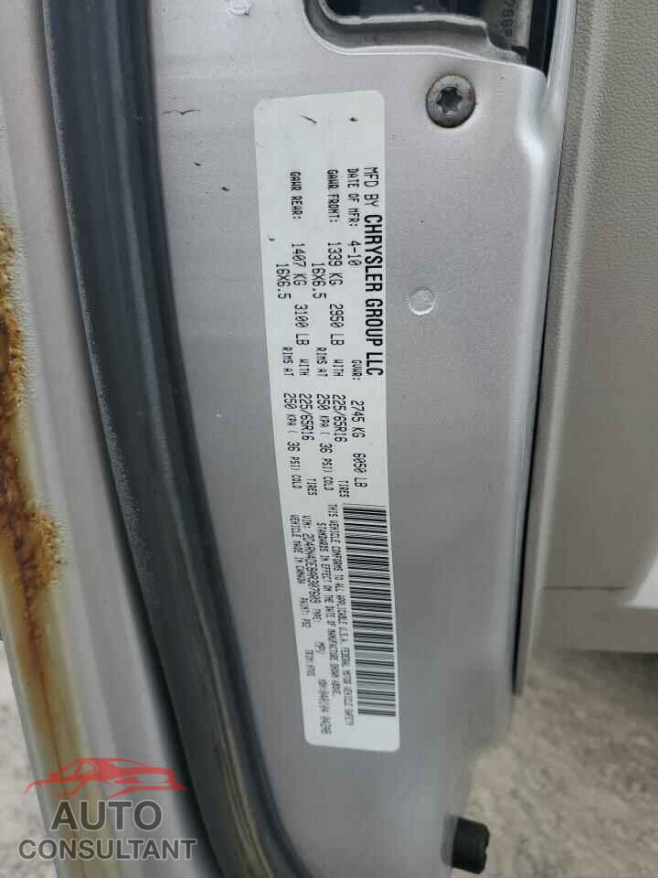 DODGE CARAVAN 2010 - 2D4RN4DE8AR307609