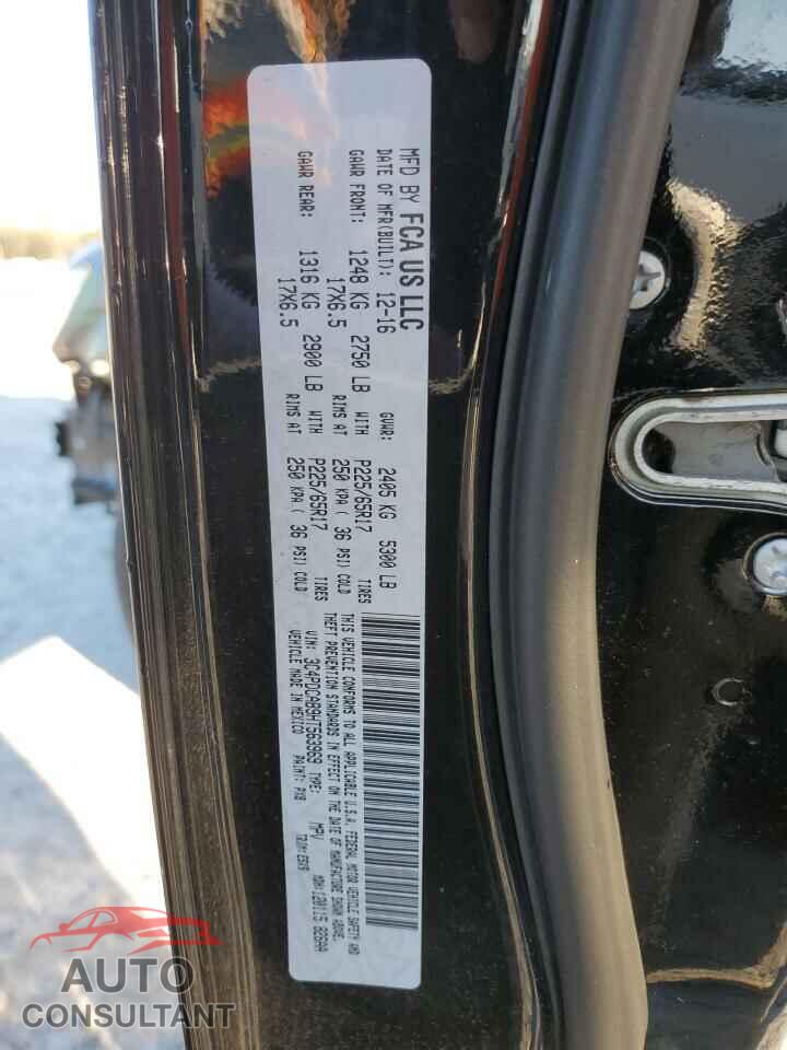 DODGE JOURNEY 2017 - 3C4PDCAB9HT563969