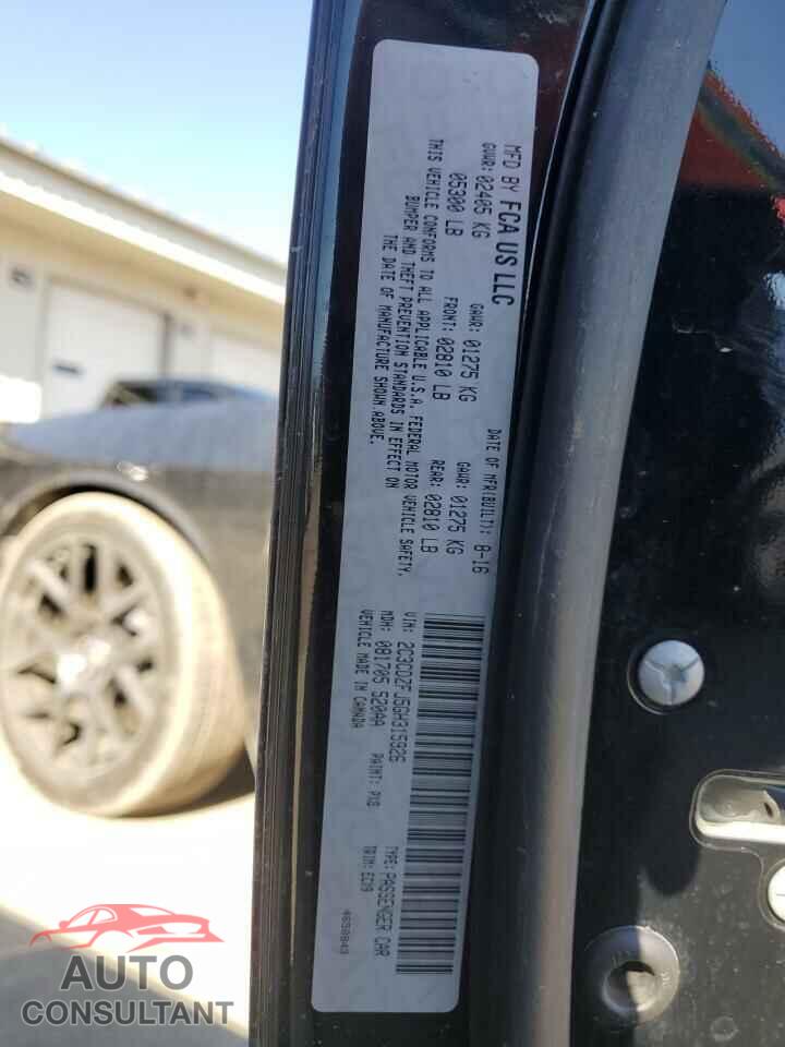 DODGE CHALLENGER 2016 - 2C3CDZFJ5GH315926