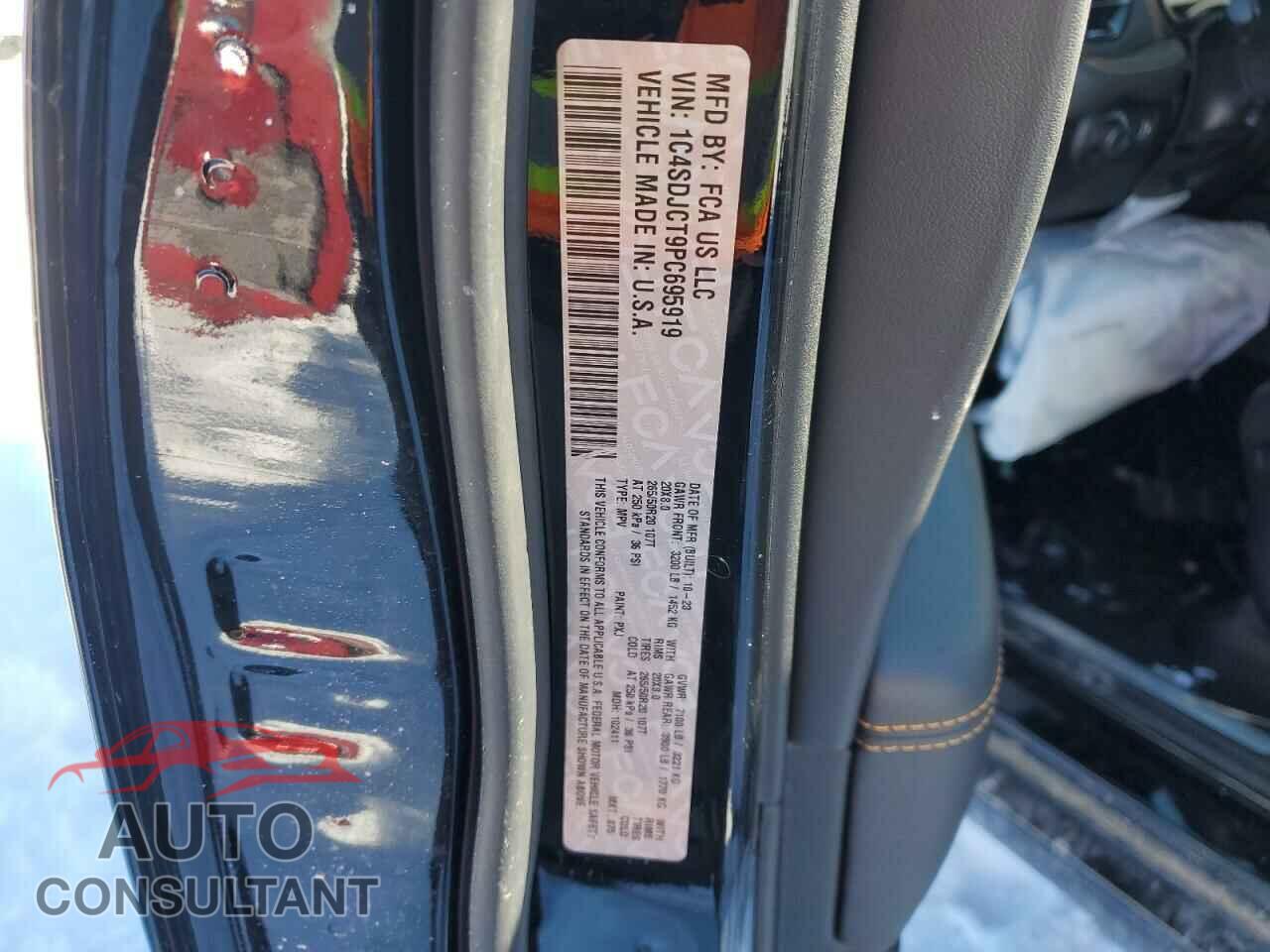 DODGE DURANGO 2023 - 1C4SDJCT9PC695919