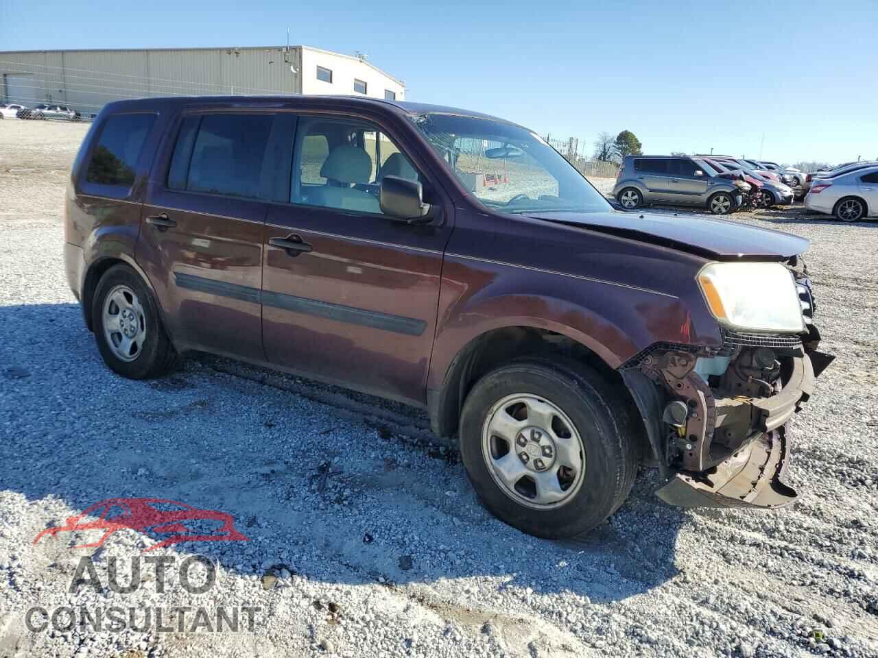 HONDA PILOT 2012 - 5FNYF3H29CB037210