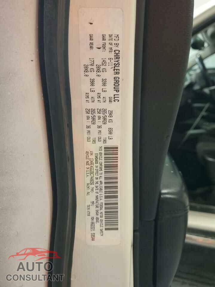 DODGE DURANGO 2011 - 1D4RE4GG2BC740656