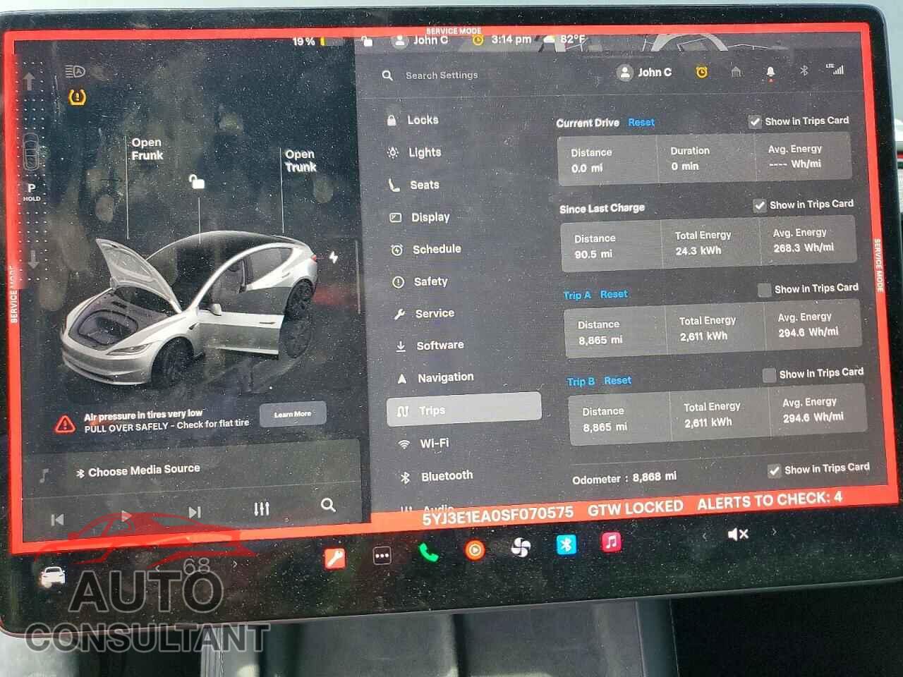 TESLA MODEL 3 2025 - 5YJ3E1EA0SF070575