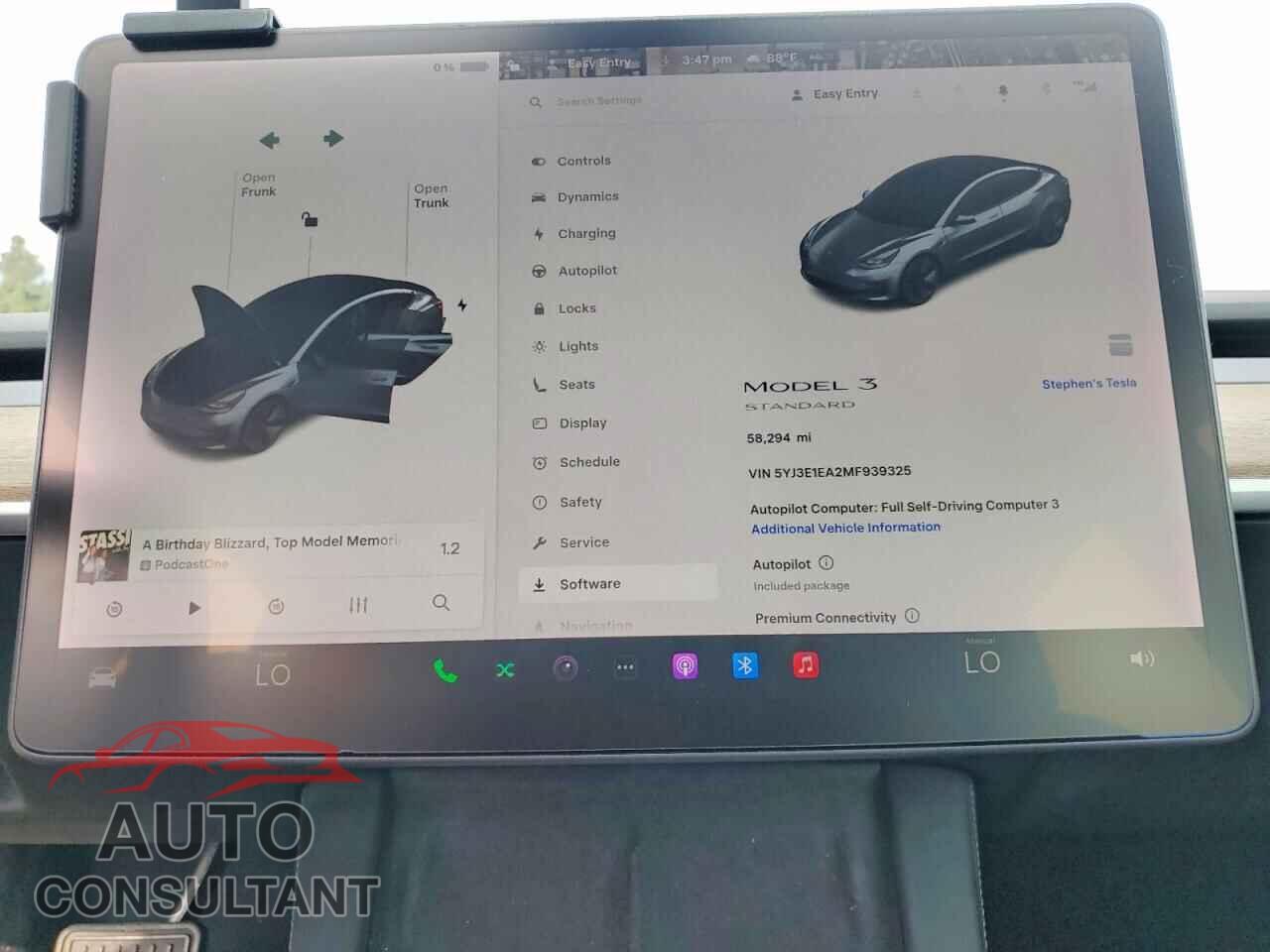 TESLA MODEL 3 2021 - 5YJ3E1EA2MF939325