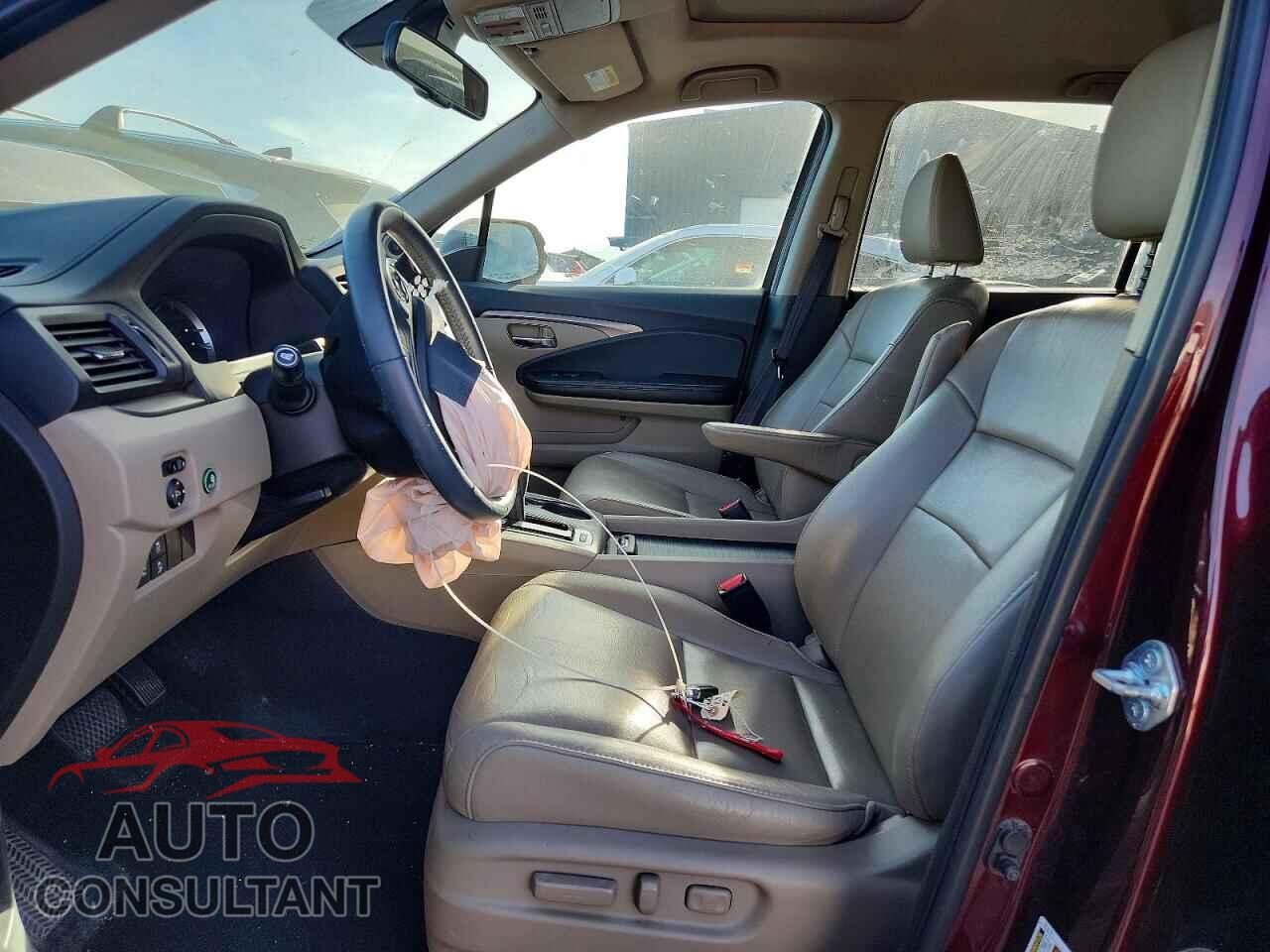 HONDA PILOT 2017 - 5FNYF6H60HB059043