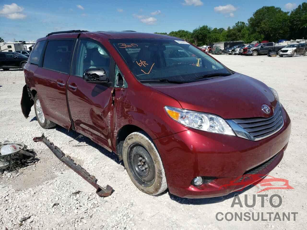 TOYOTA SIENNA 2017 - 5TDYZ3DC4HS854416