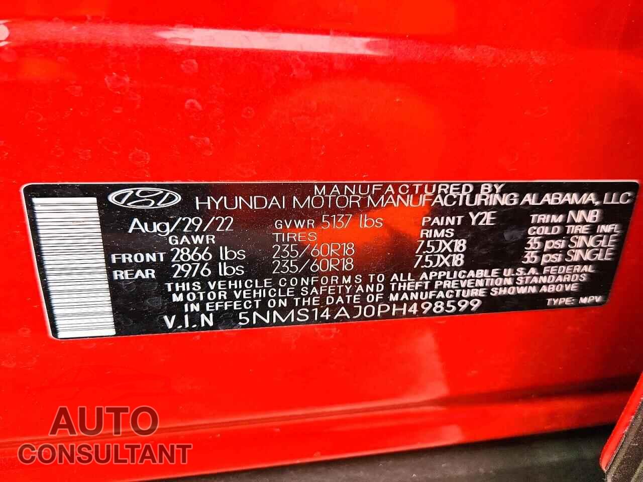 HYUNDAI SANTA FE 2023 - 5NMS14AJ0PH498599