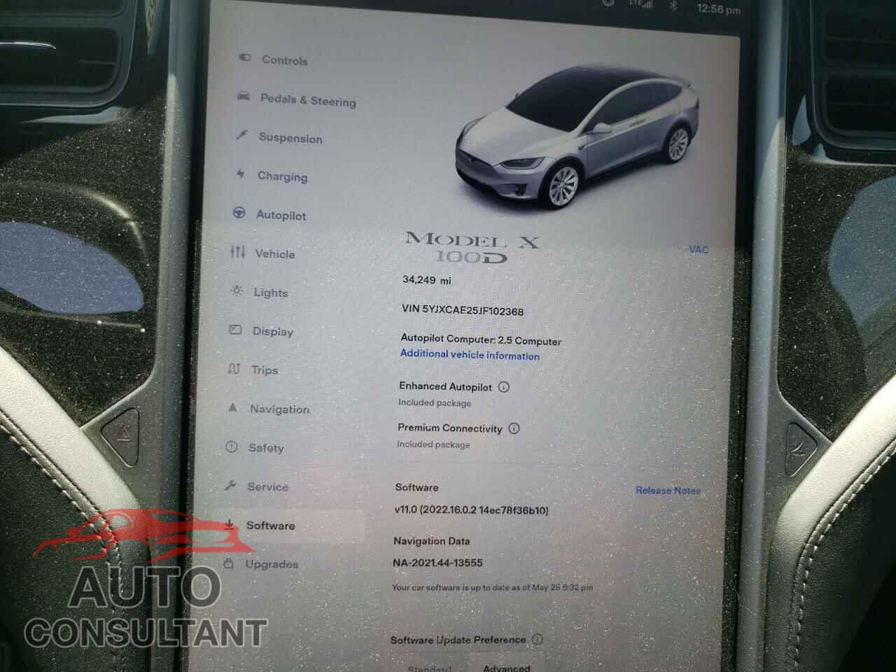 TESLA MODEL X 2018 - 5YJXCAE25JF102368