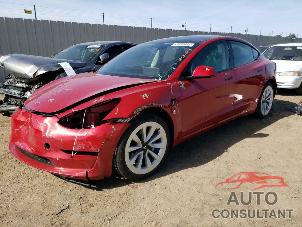 TESLA MODEL 3 2021 - 5YJ3E1EB7MF085828