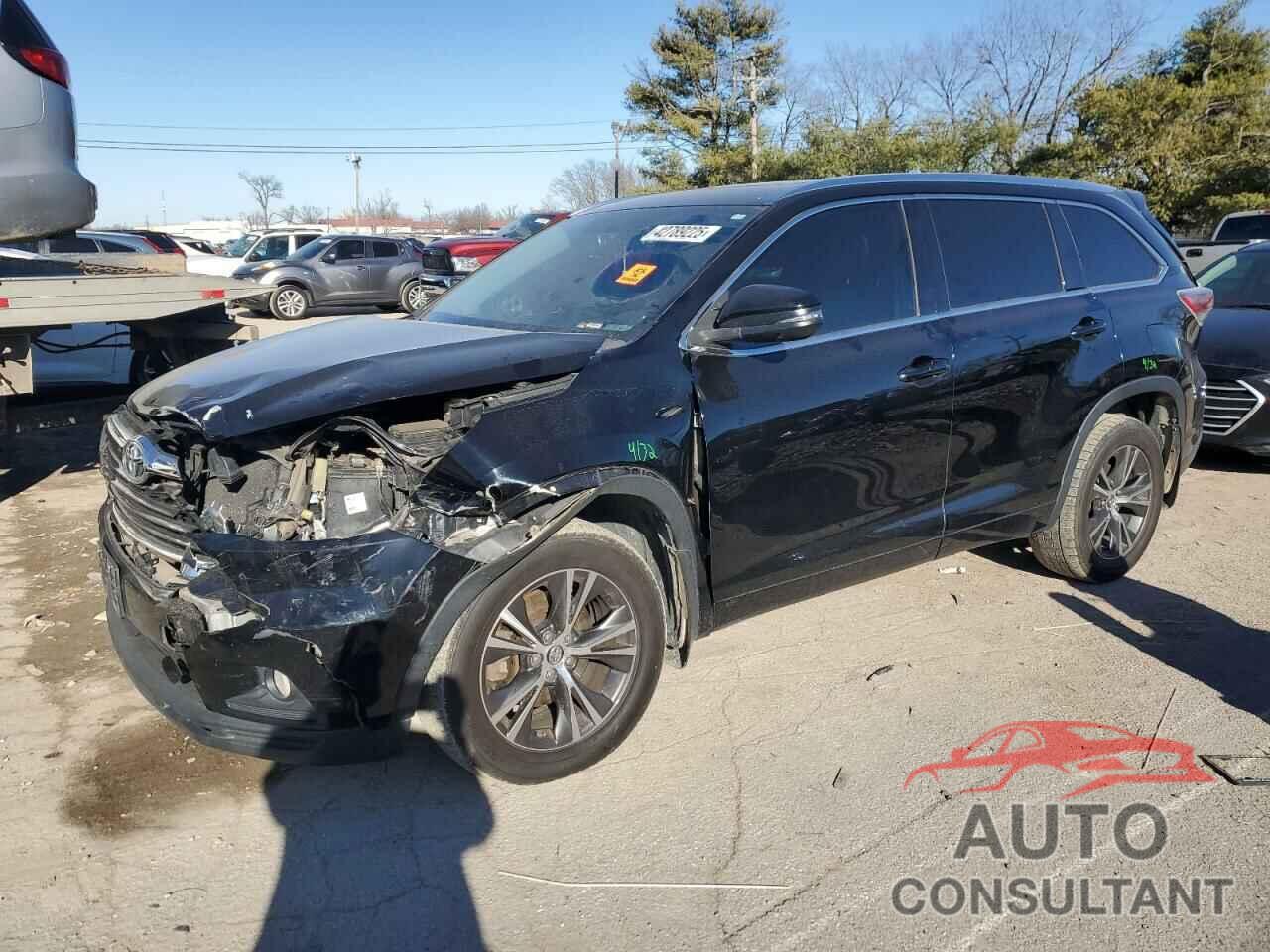 TOYOTA HIGHLANDER 2016 - 5TDJKRFH1GS296492