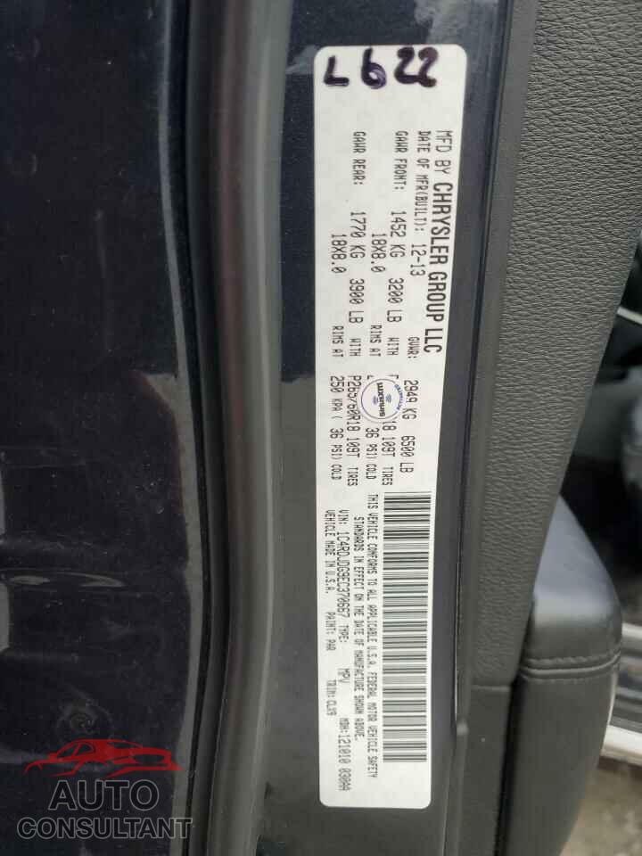 DODGE DURANGO 2014 - 1C4RDJDG9EC370667