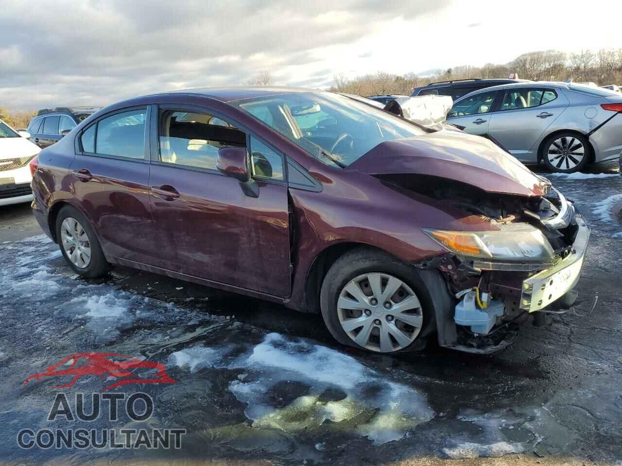 HONDA CIVIC 2012 - 19XFB2F56CE366091