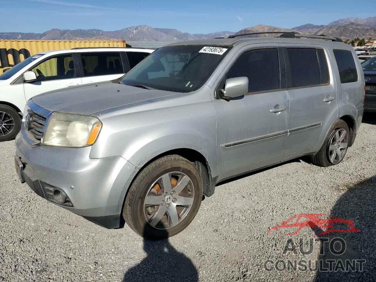 HONDA PILOT 2012 - 5FNYF3H91CB008491