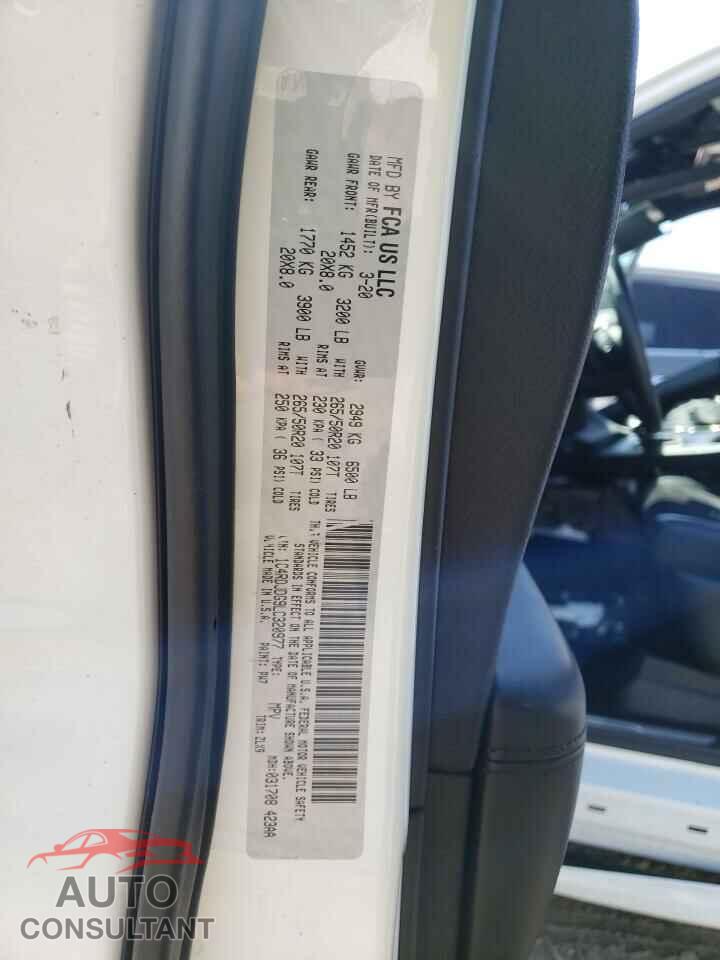 DODGE DURANGO 2020 - 1C4RDJDG9LC320977