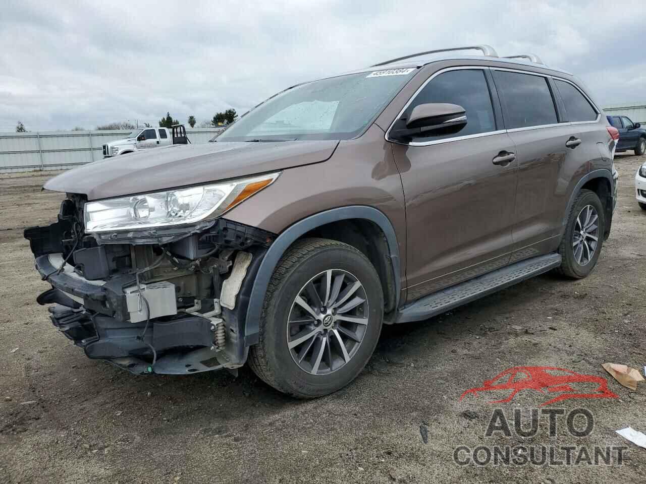 TOYOTA HIGHLANDER 2017 - 5TDJZRFH1HS427689