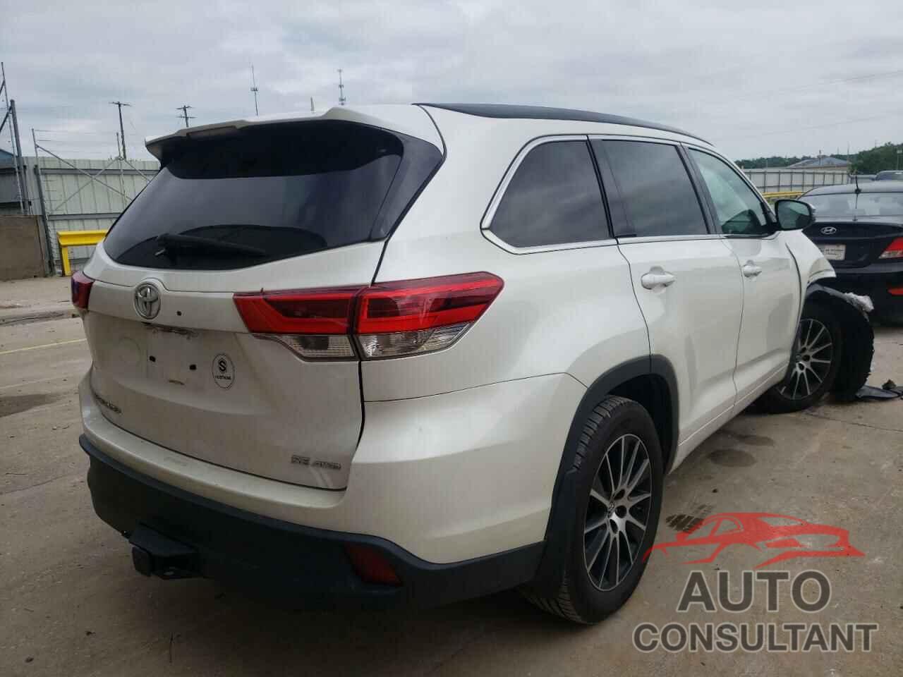 TOYOTA HIGHLANDER 2017 - 5TDJZRFH0HS509333