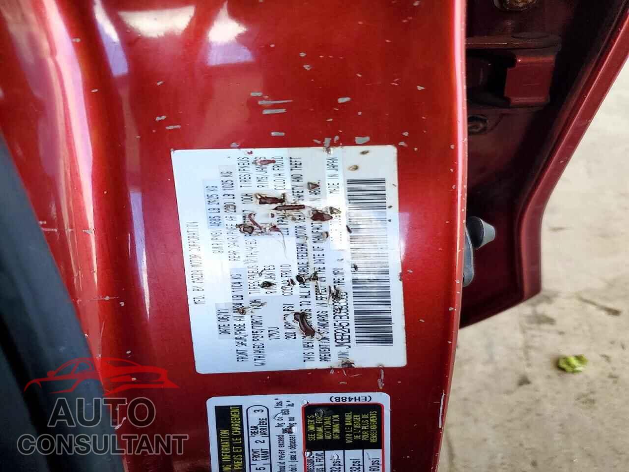 MAZDA CX-7 2011 - JM3ER2A51B0393065