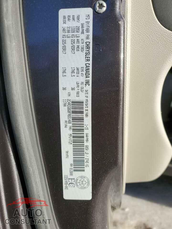 DODGE CARAVAN 2015 - 2C4RDGBG8FR651468