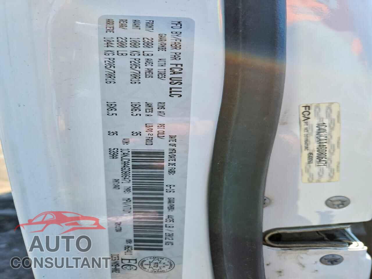 JEEP COMPASS 2016 - 1C4NJCAA4GD806471