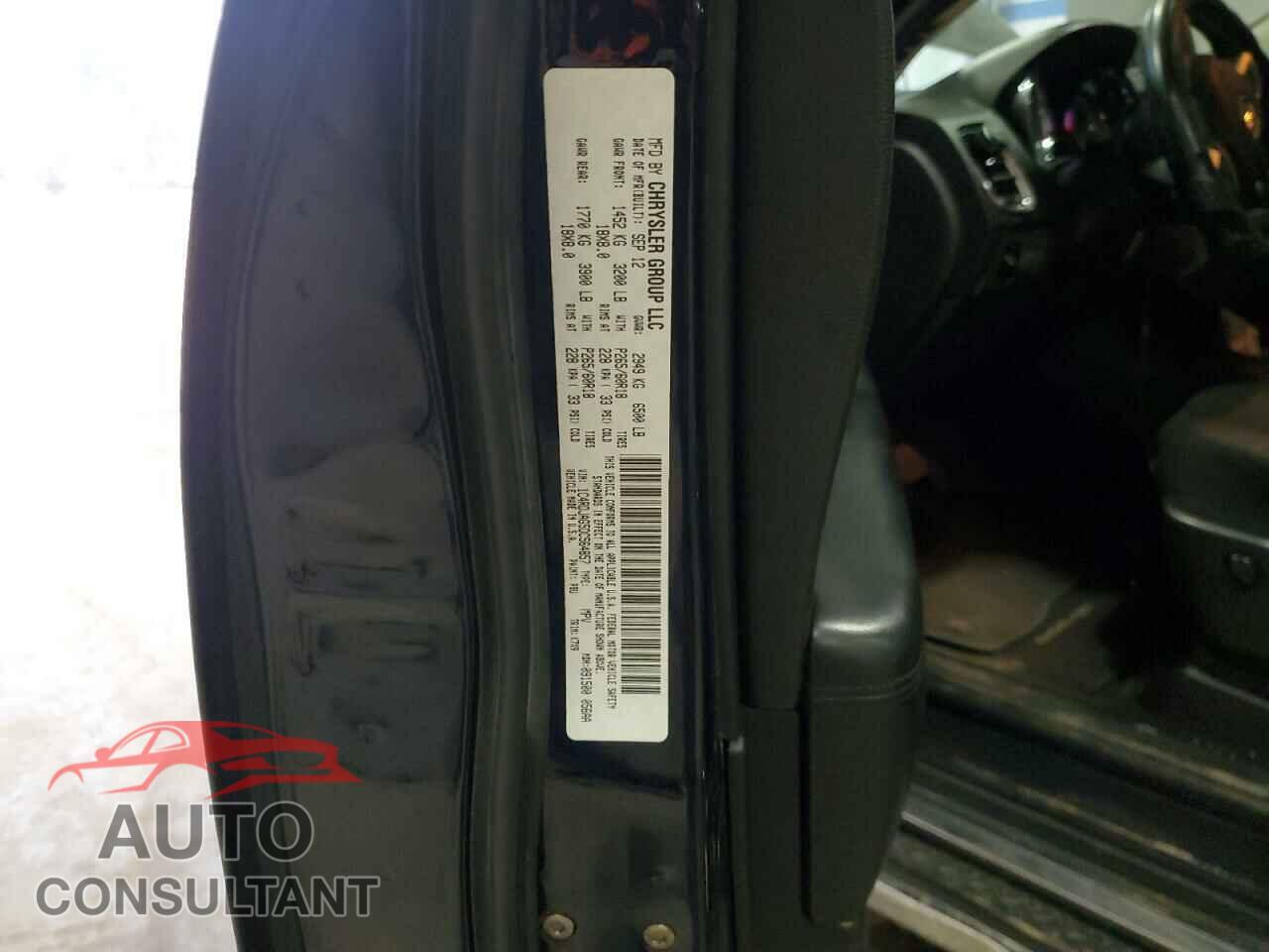DODGE DURANGO 2013 - 1C4RDJAG5DC564857