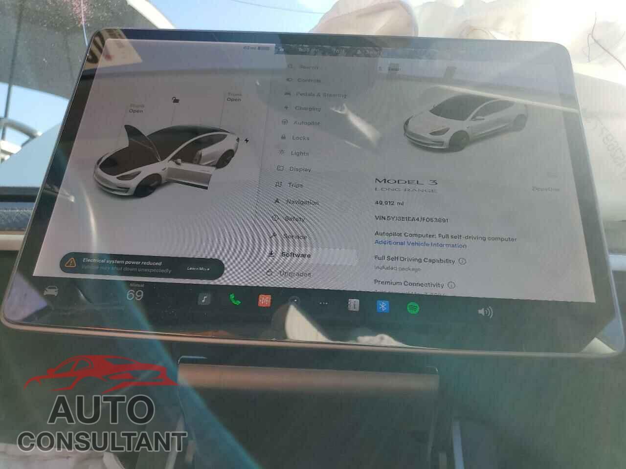 TESLA MODEL 3 2018 - 5YJ3E1EA4JF053891