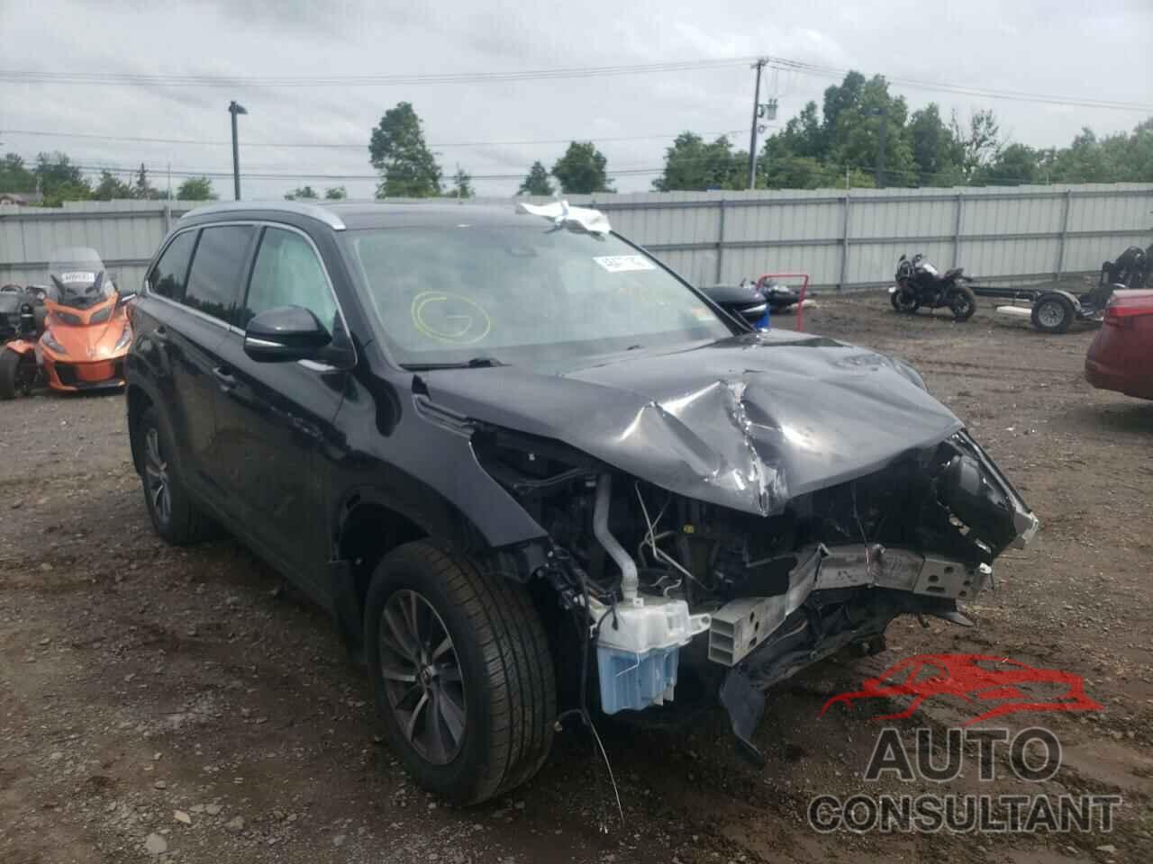 TOYOTA HIGHLANDER 2017 - 5TDJZRFH8HS394822