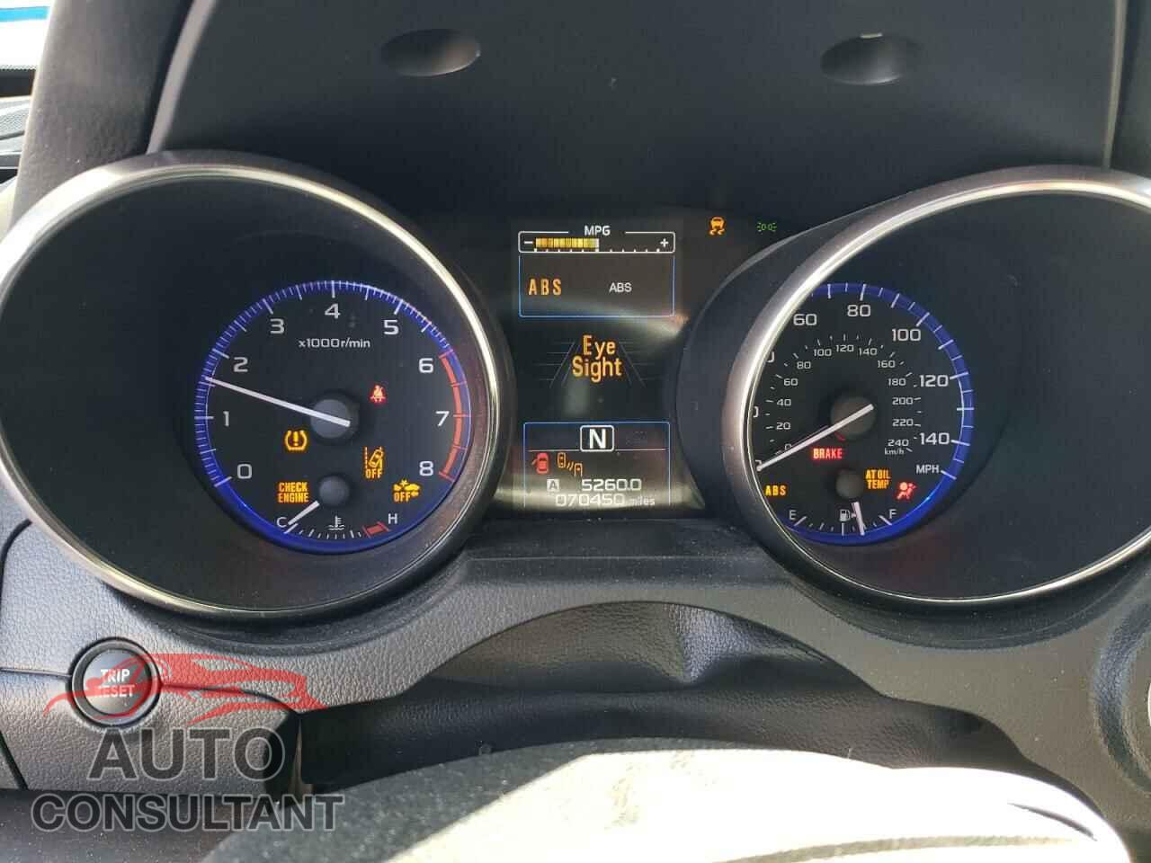 SUBARU OUTBACK 2016 - 4S4BSBNC8G3231816